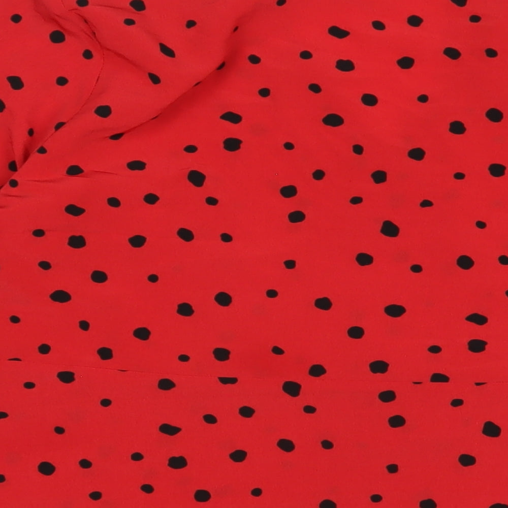 Womens UK Size 14 Wallis Red Basic T-Shirt