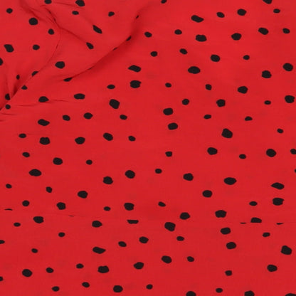 Womens UK Size 14 Wallis Red Basic T-Shirt