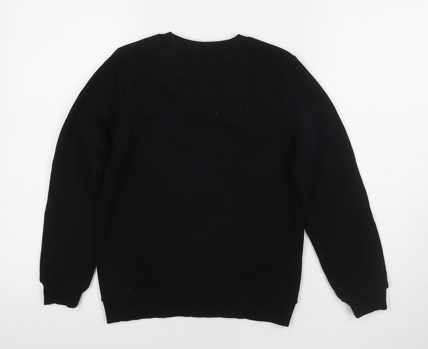 Gremlins Boys Black Cotton Pullover Sweatshirt Size 9-10 Years Pullover - Logo