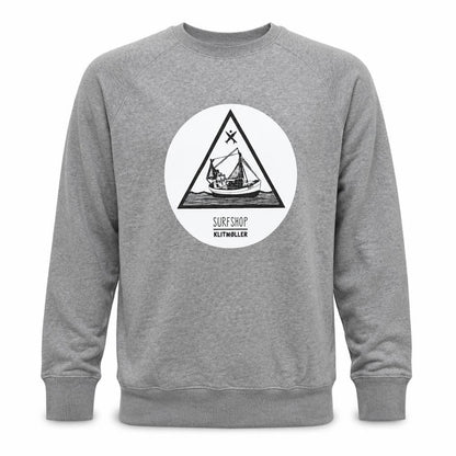 West Wind Mens Grey Cotton Pullover Hoodie Size S - Surf Shop