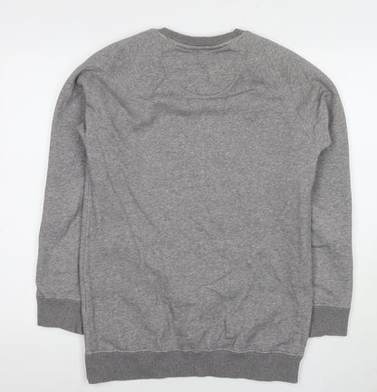 West Wind Mens Grey Cotton Pullover Hoodie Size S - Surf Shop