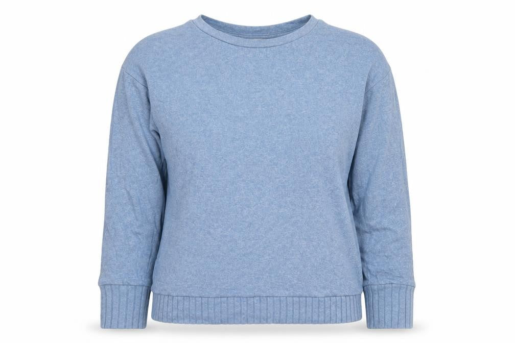 Marks & Spencer Womens Blue Viscose Pullover Sweatshirt Size 12 Pullover