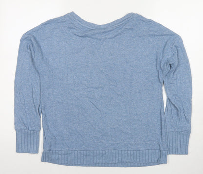 Womens UK Size 12 Marks and Spencer Blue Pullover Sweatshirt