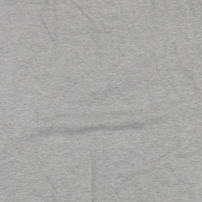 Peter Werth Mens Grey Cotton Pullover Hoodie Size L