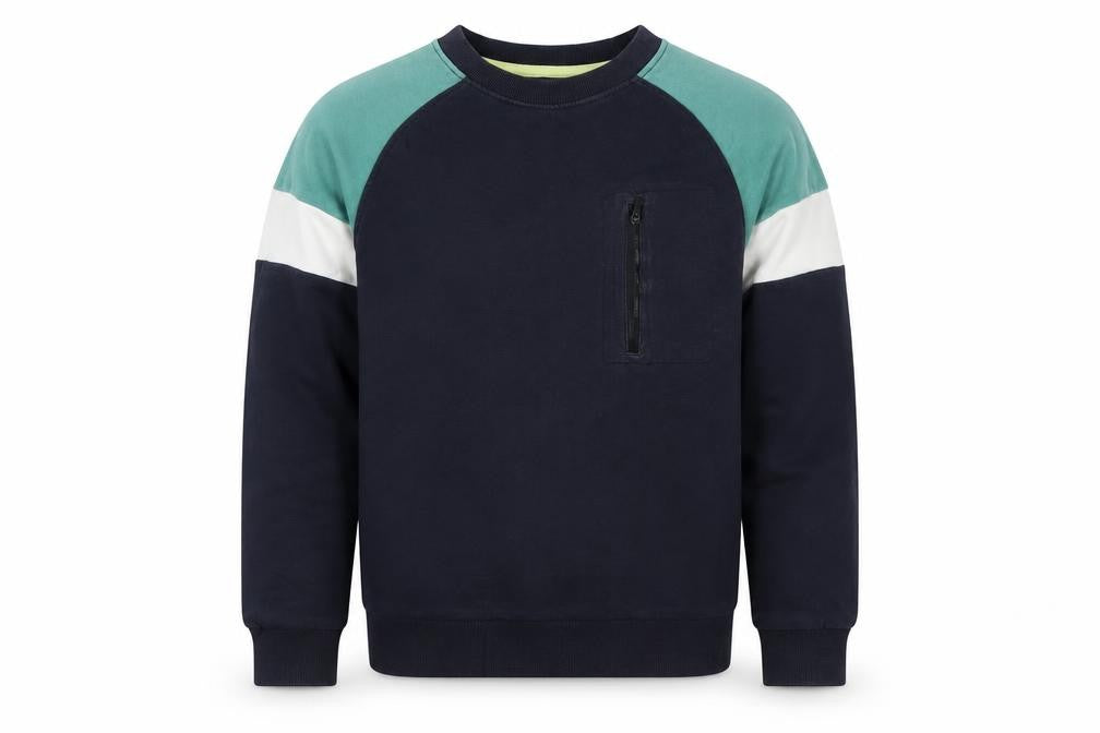John Lewis Boys Multicoloured Cotton Pullover Sweatshirt Size 11 Years Pullover