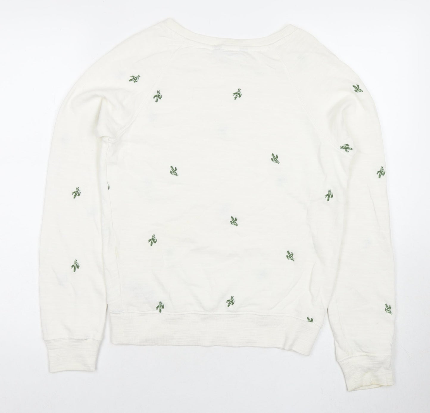 Womens UK Size 6 Marks and Spencer White Pullover Sweatshirt