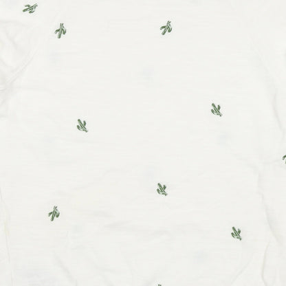 Womens UK Size 6 Marks and Spencer White Pullover Sweatshirt