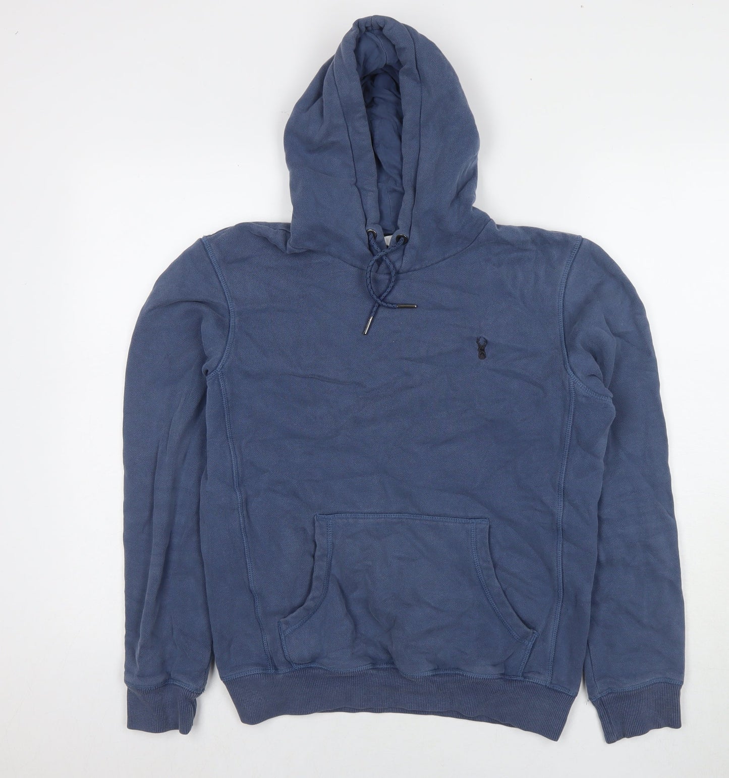 Mens UK Size S NEXT Blue Pullover Hoodie