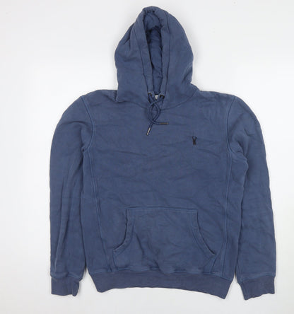 Mens UK Size S NEXT Blue Pullover Hoodie