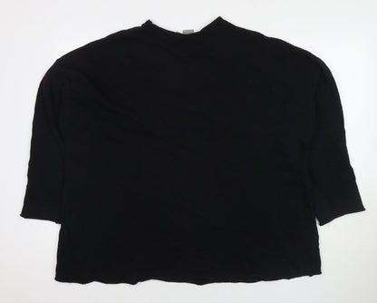 Womens UK Size 10 ASOS Black Pullover Sweatshirt