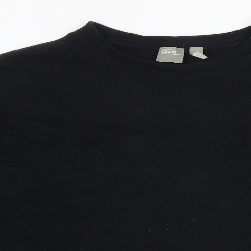 Womens UK Size 10 ASOS Black Pullover Sweatshirt