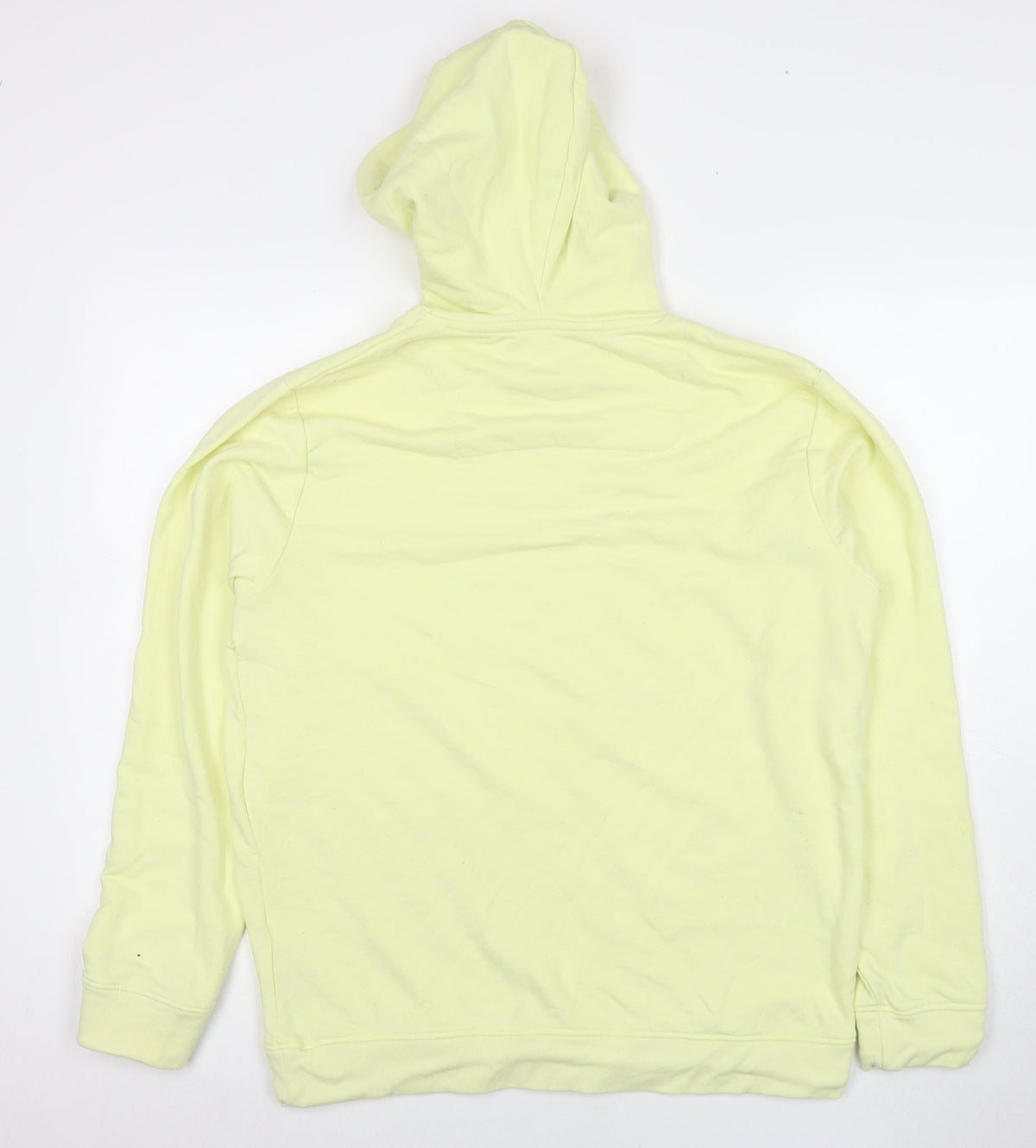 Indicore Mens Yellow Cotton Pullover Sweatshirt Size L