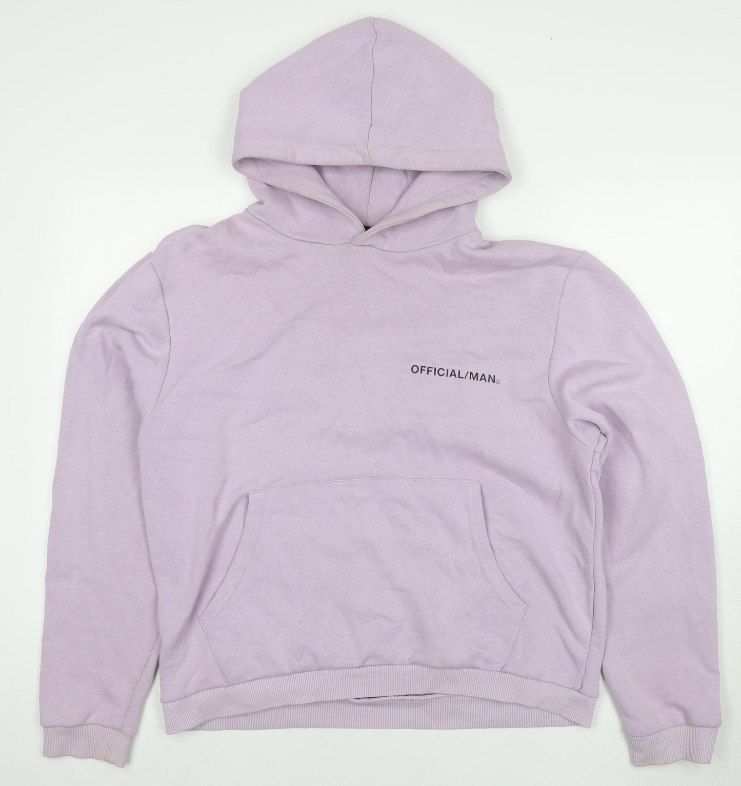 Mens UK Size 2XL Boohoo Purple Pullover Hoodie