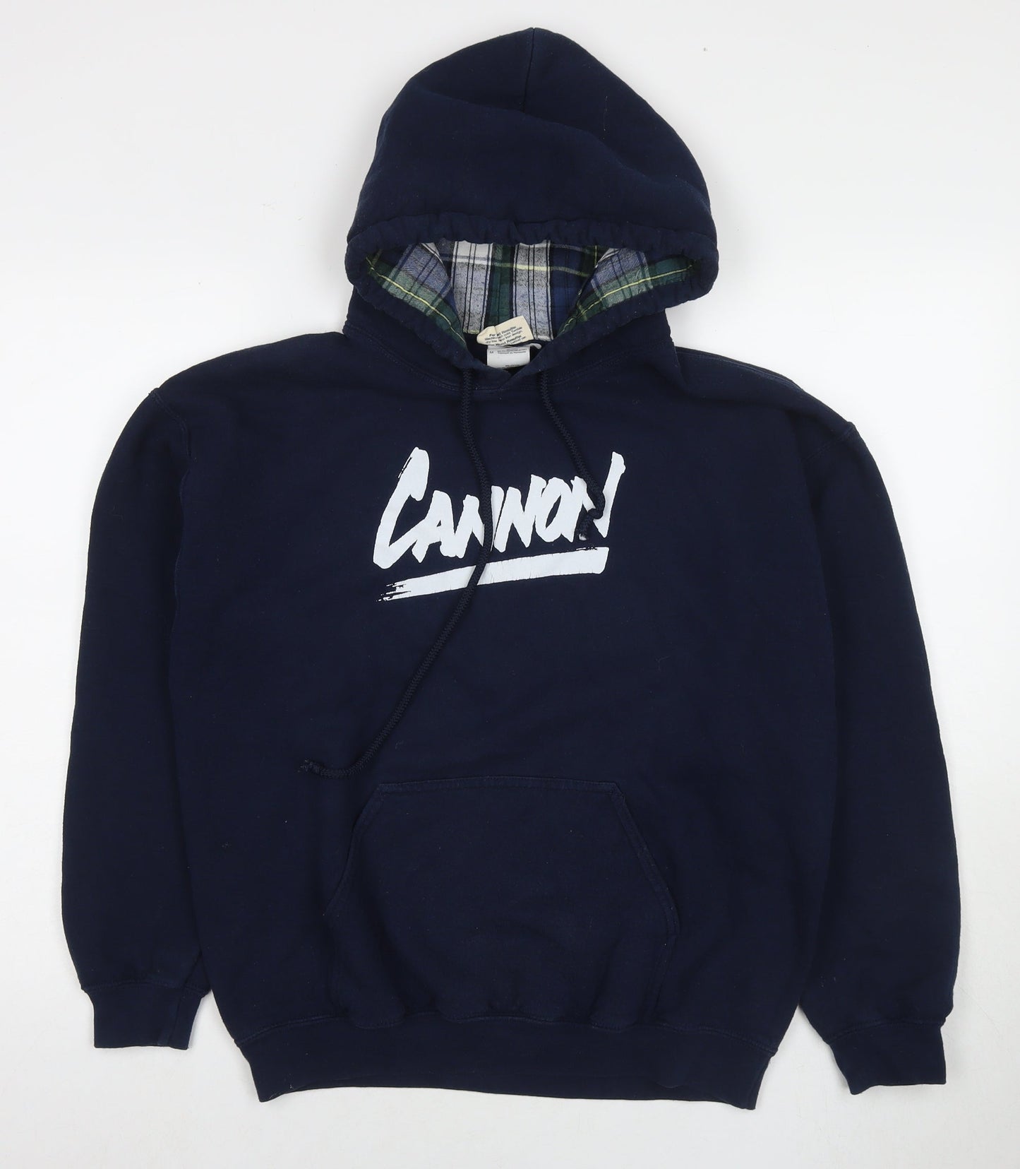 Gotkeys Mens Blue Cotton Pullover Hoodie Size M - Cannon