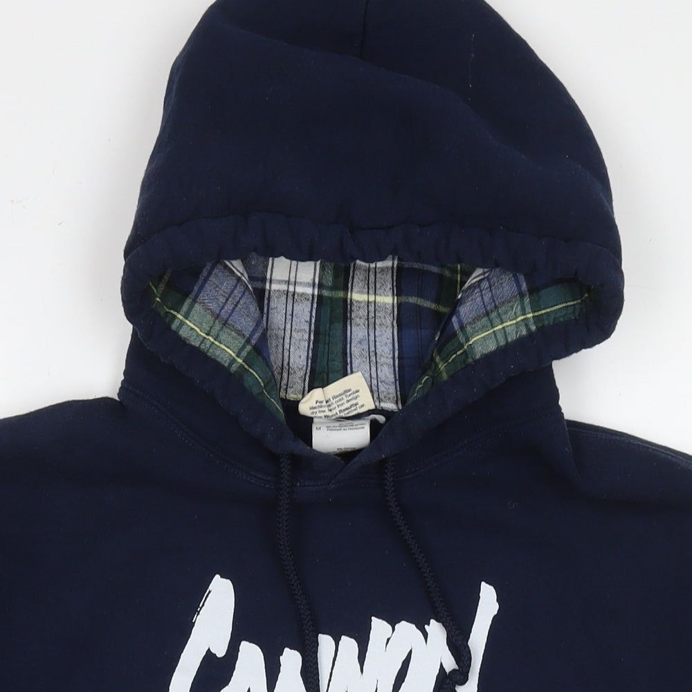Gotkeys Mens Blue Cotton Pullover Hoodie Size M - Cannon