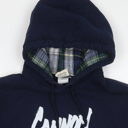 Gotkeys Mens Blue Cotton Pullover Hoodie Size M - Cannon