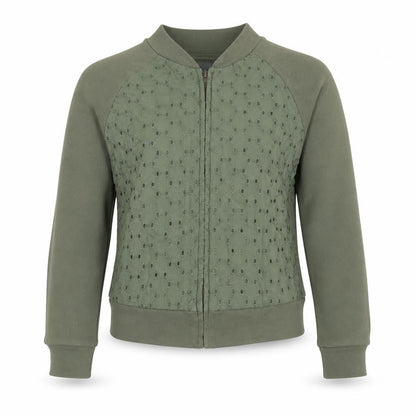 Gap Girls Green Cotton Full Zip Sweatshirt Size 8 Years Zip
