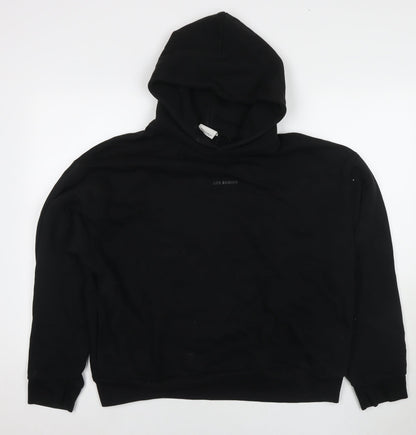 Mens UK Size M Bershka Black Pullover Hoodie