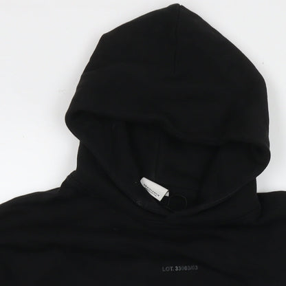 Mens UK Size M Bershka Black Pullover Hoodie