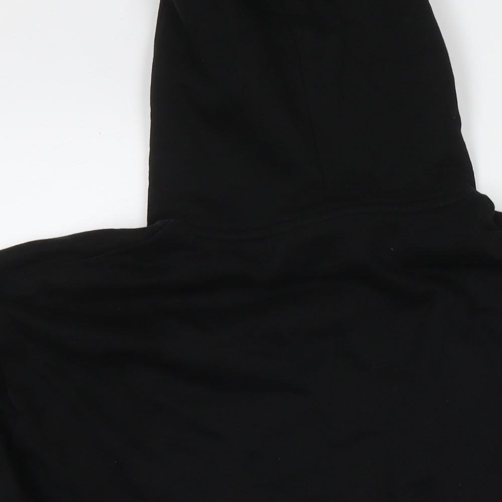 Mens UK Size M Bershka Black Pullover Hoodie