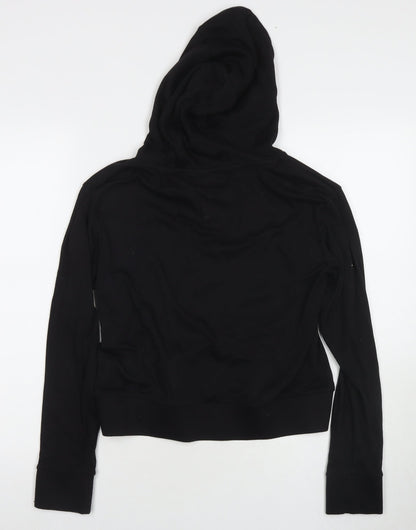 LA Gear Womens Black Cotton Pullover Sweatshirt Size 10 Pullover - Logo