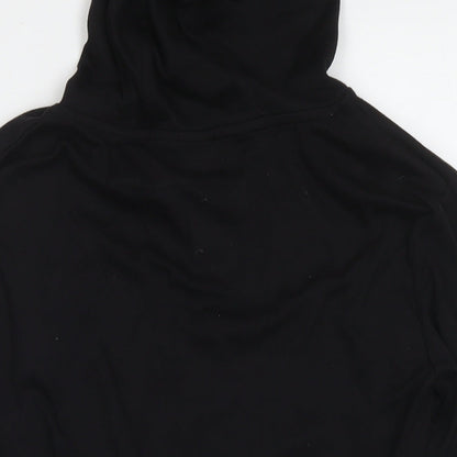 LA Gear Womens Black Cotton Pullover Sweatshirt Size 10 Pullover - Logo
