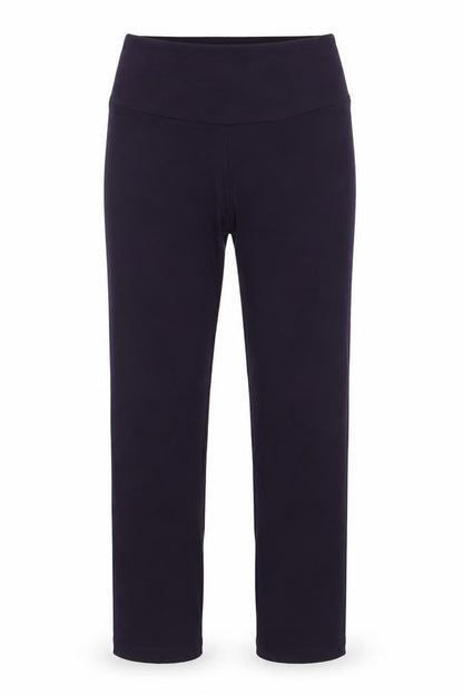 Wallis Womens Purple Viscose Pedal Pusher Leggings Size L L26 in Regular Pullover