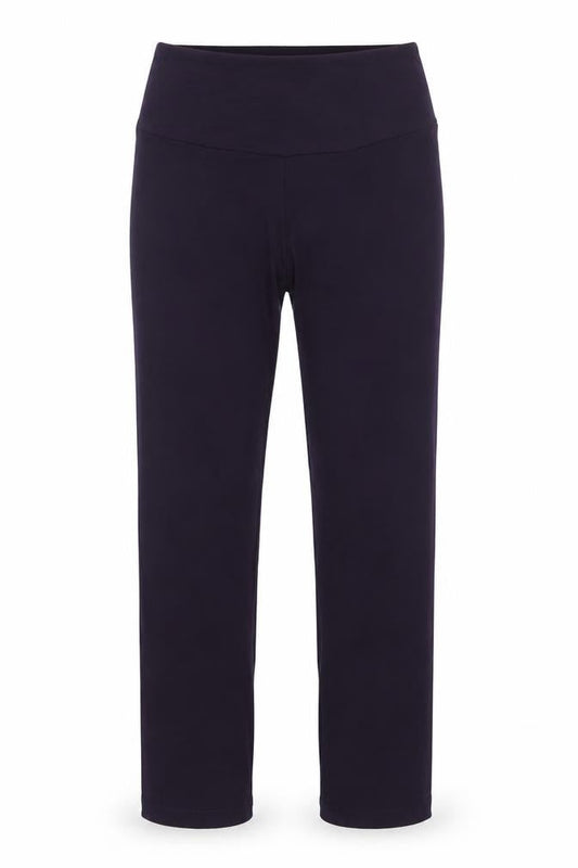Wallis Womens Purple Viscose Pedal Pusher Leggings Size L L26 in Regular Pullover