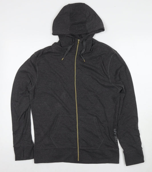 Womens UK Size 16 LA Gear Grey Full Zip Hoodie