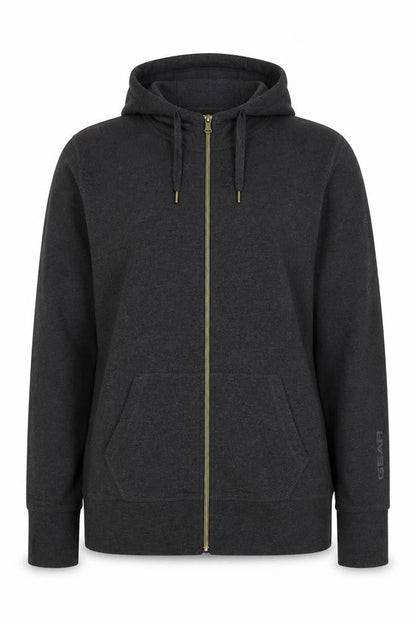 Womens UK Size 16 LA Gear Grey Full Zip Hoodie