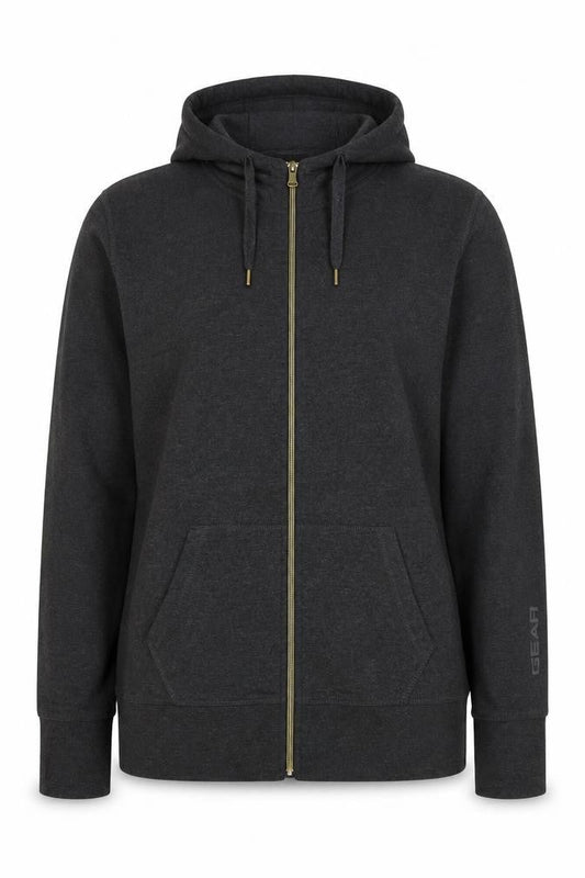 Womens UK Size 16 LA Gear Grey Full Zip Hoodie