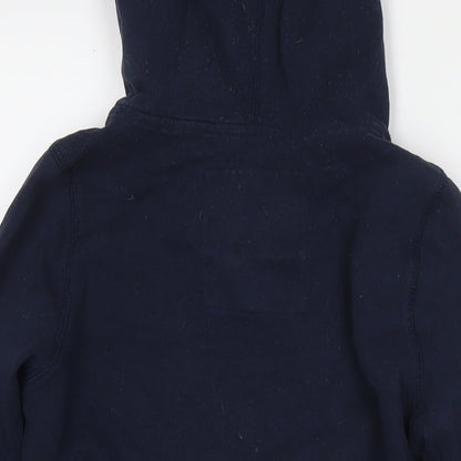 Hollister Womens Blue Cotton Pullover Hoodie Size M Pullover