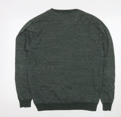 Mens UK Size XL NEXT Green Pullover Sweatshirt