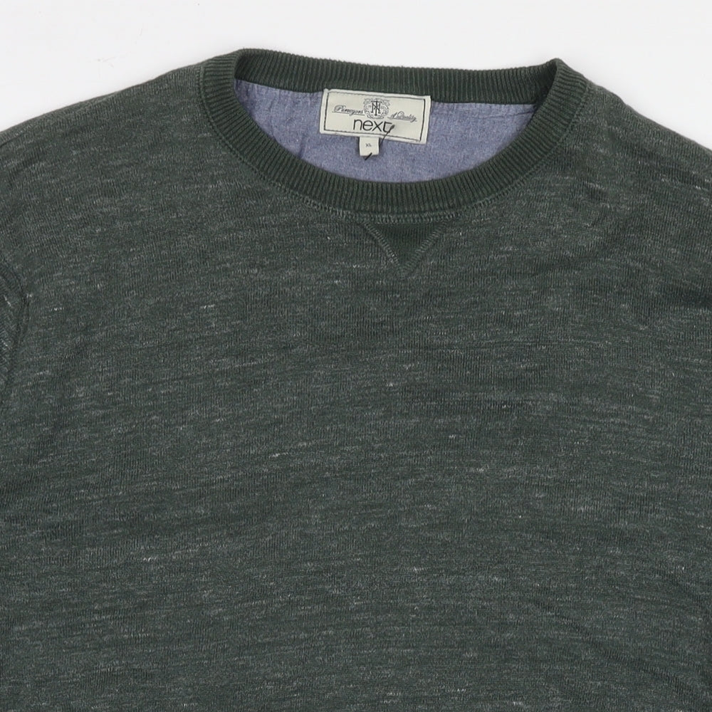 Mens UK Size XL NEXT Green Pullover Sweatshirt