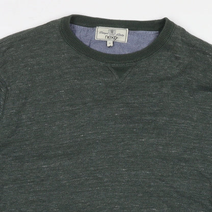 Mens UK Size XL NEXT Green Pullover Sweatshirt