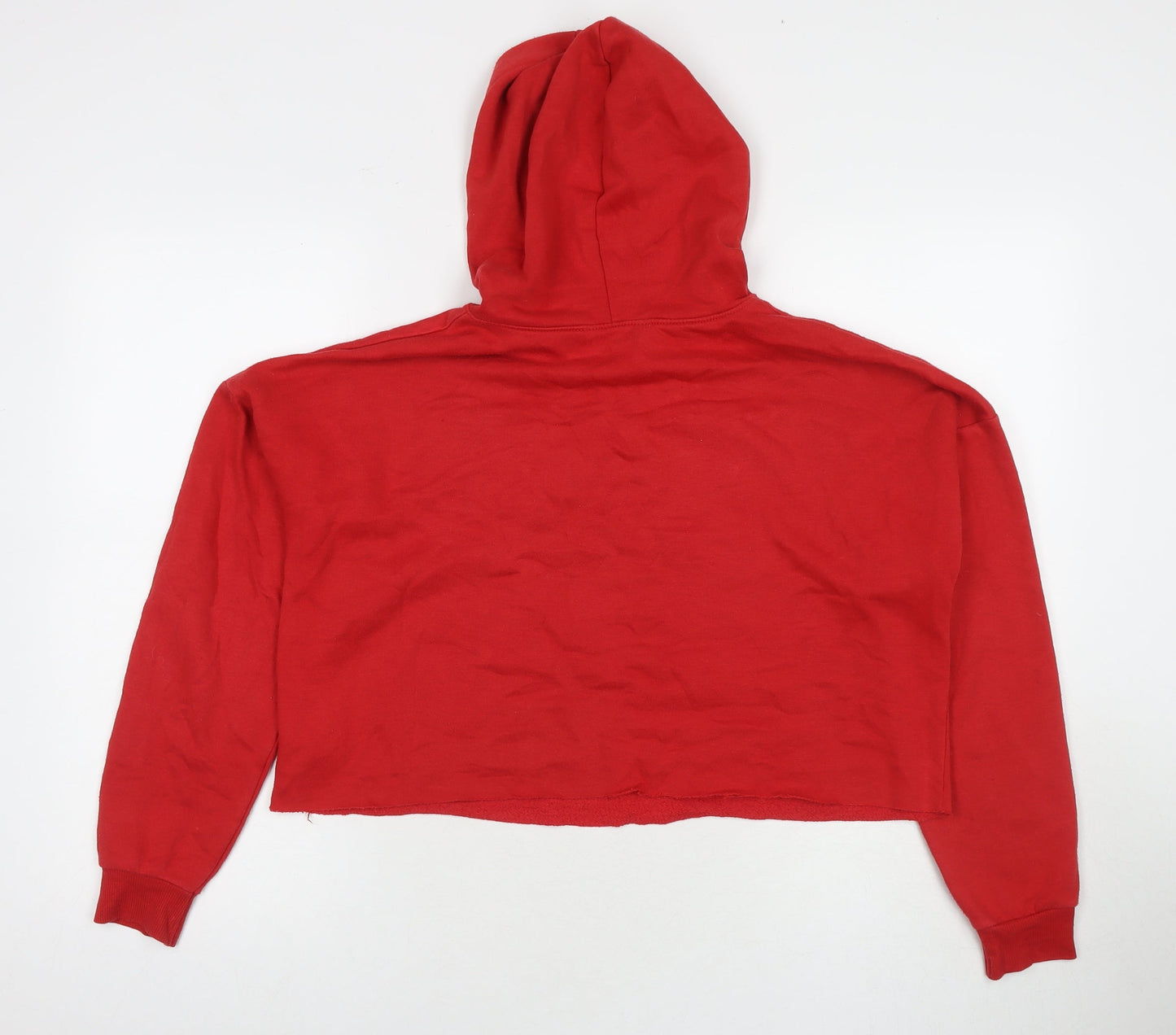 New Look Girls Red Cotton Pullover Sweatshirt Size 14-15 Years Pullover - Brooklyn
