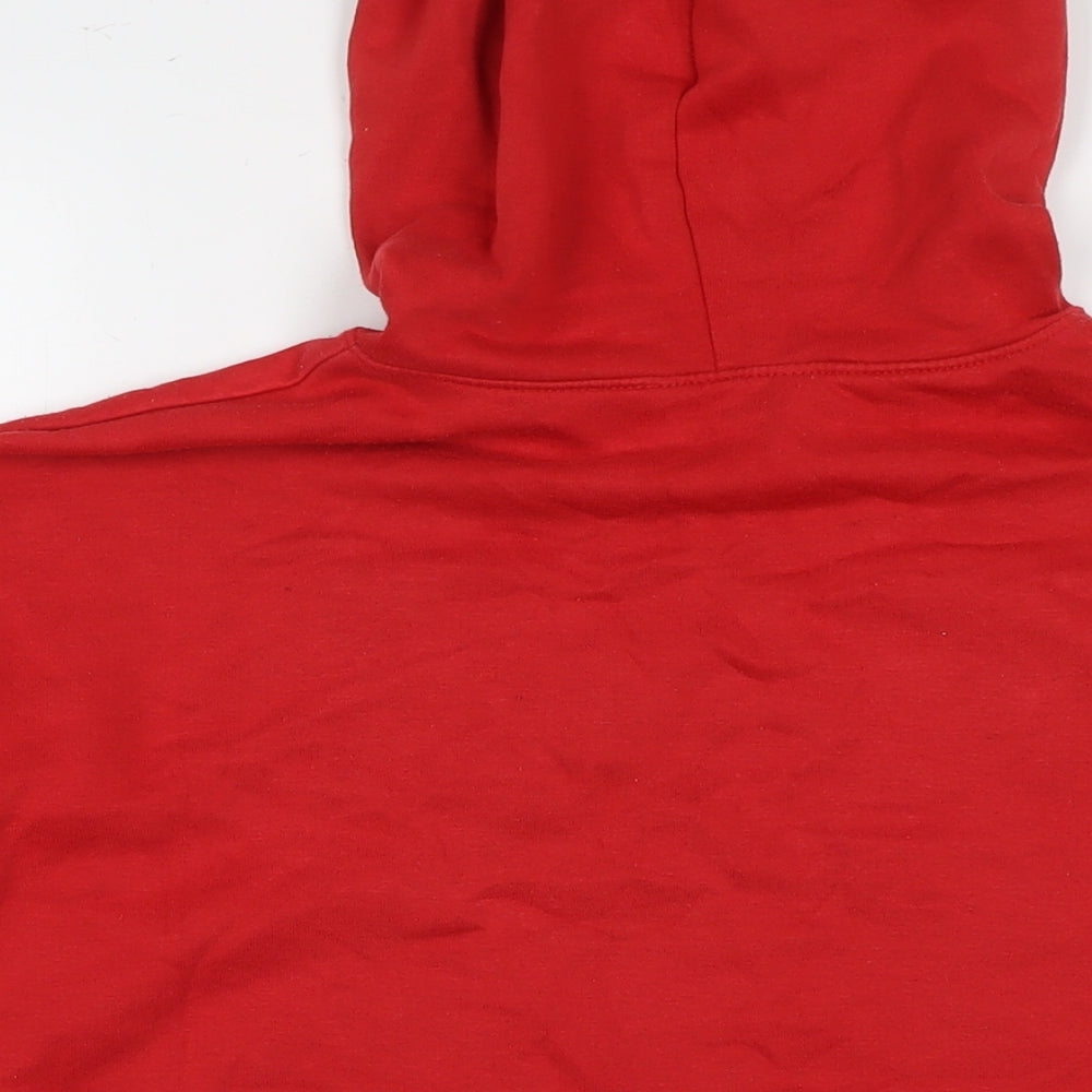 New Look Girls Red Cotton Pullover Sweatshirt Size 14-15 Years Pullover - Brooklyn