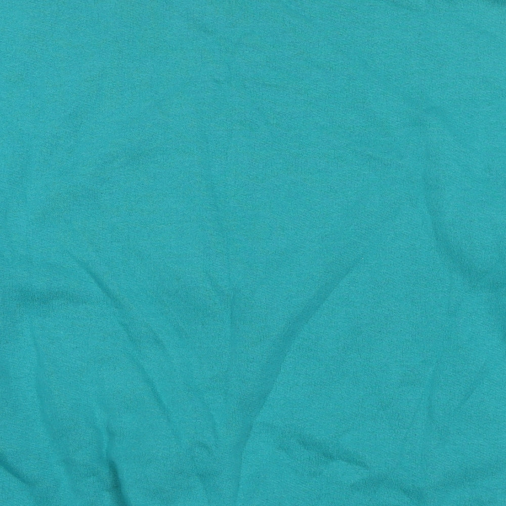 Damart Womens Blue Cotton Pullover Sweatshirt Size 12 Pullover - Size 12-14