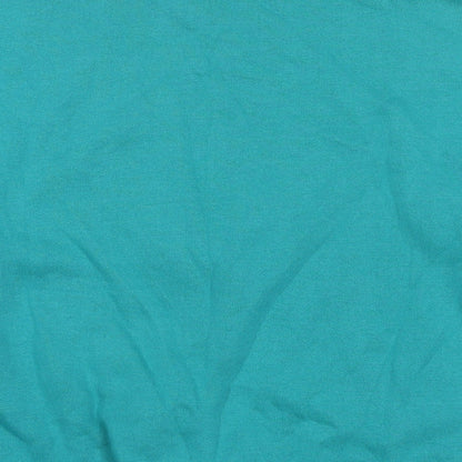 Damart Womens Blue Cotton Pullover Sweatshirt Size 12 Pullover - Size 12-14