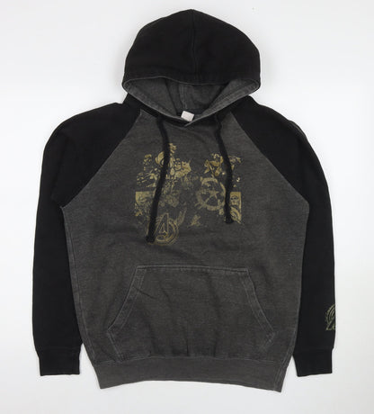 Universal Studios Monsters Mens Grey Cotton Pullover Hoodie Size M - Avengers
