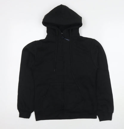 Uneek Womens Black Cotton Full Zip Hoodie Size S Zip - Discover Dancing