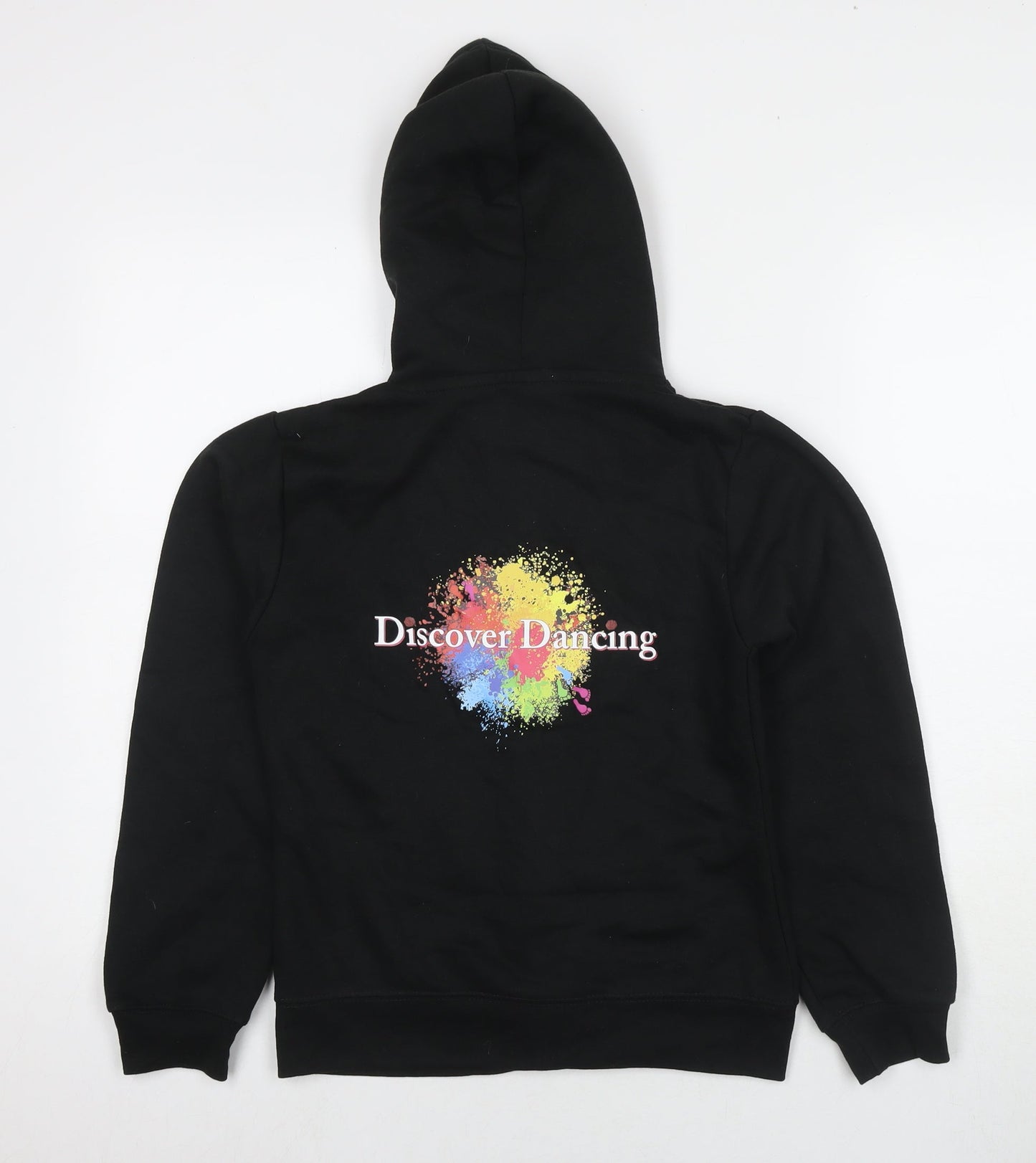 Uneek Womens Black Cotton Full Zip Hoodie Size S Zip - Discover Dancing