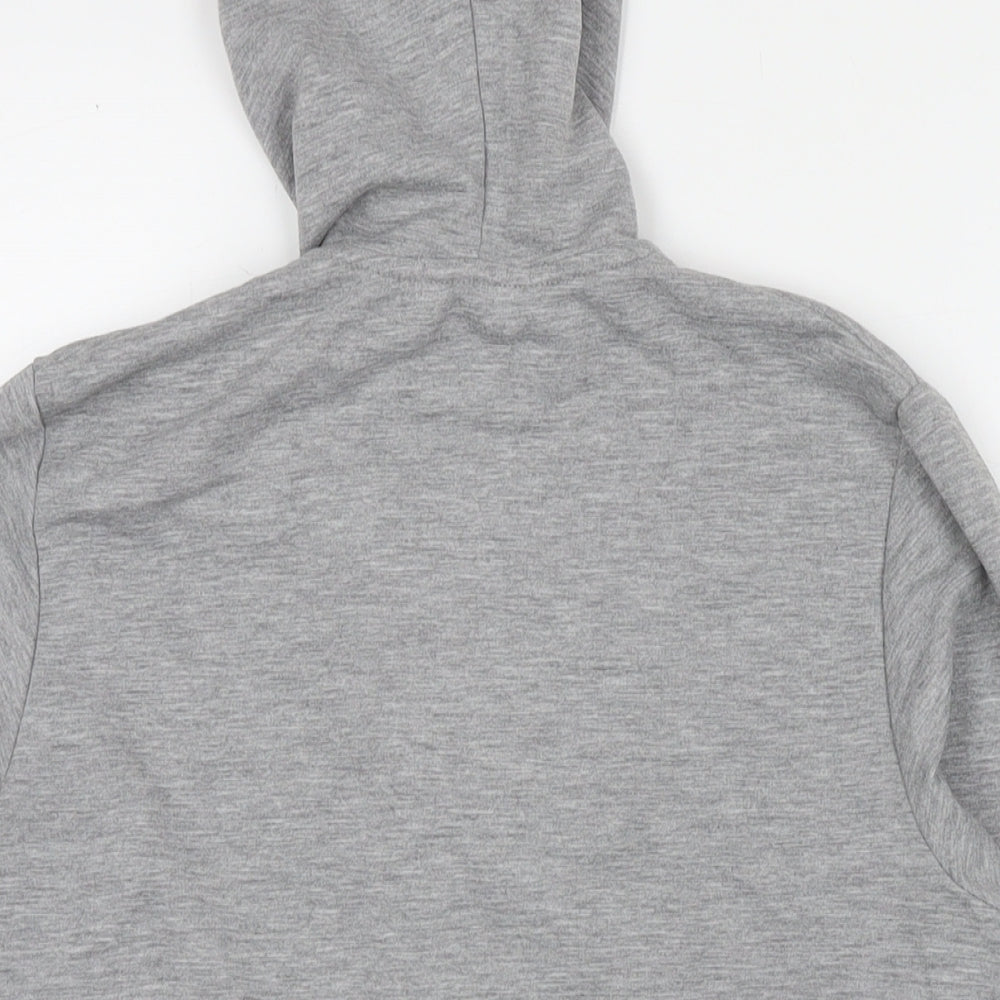 Toms Girl Womens Grey Cotton Full Zip Hoodie Size M Zip