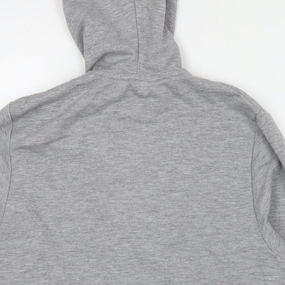 Toms Girl Womens Grey Cotton Full Zip Hoodie Size M Zip
