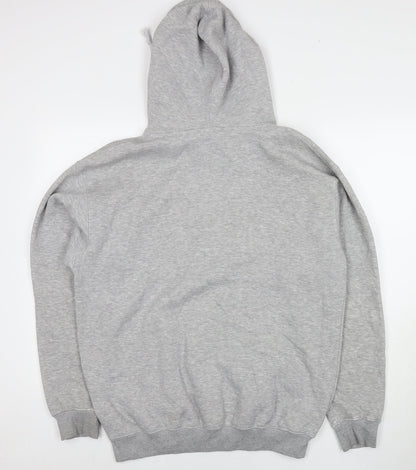 Scotland Womens Grey Polyester Pullover Hoodie Size L Pullover - Logo