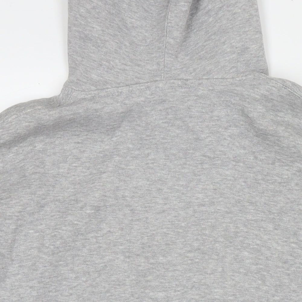 Scotland Womens Grey Polyester Pullover Hoodie Size L Pullover - Logo