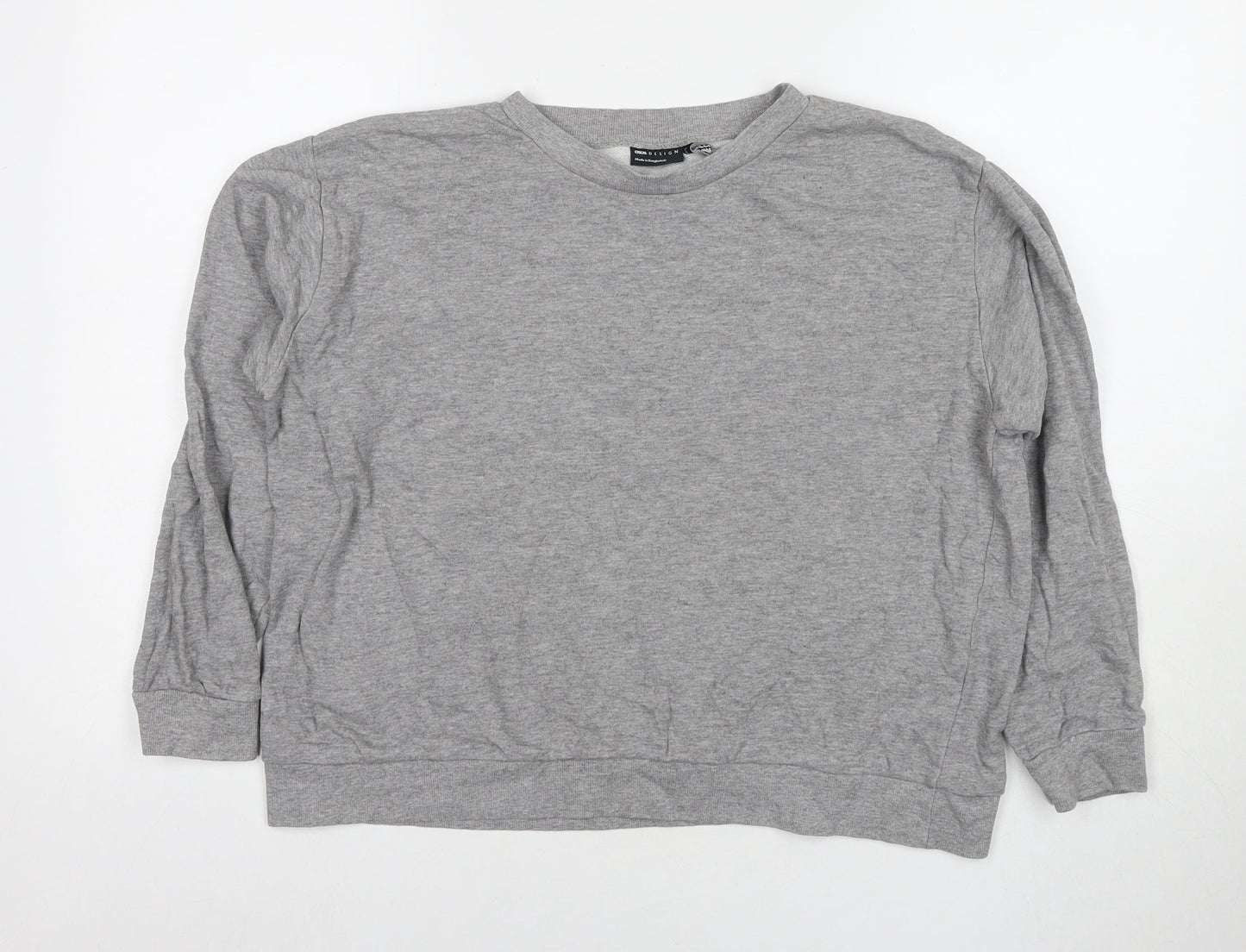 Womens UK Size 16 ASOS Grey Pullover Sweatshirt