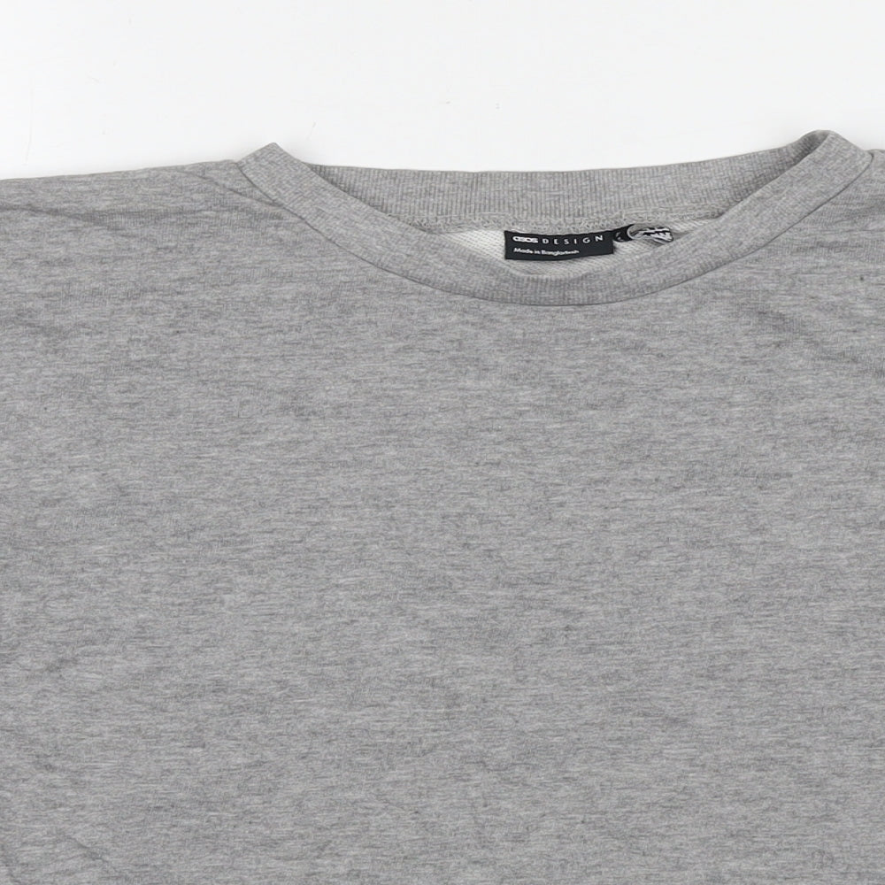 Womens UK Size 16 ASOS Grey Pullover Sweatshirt