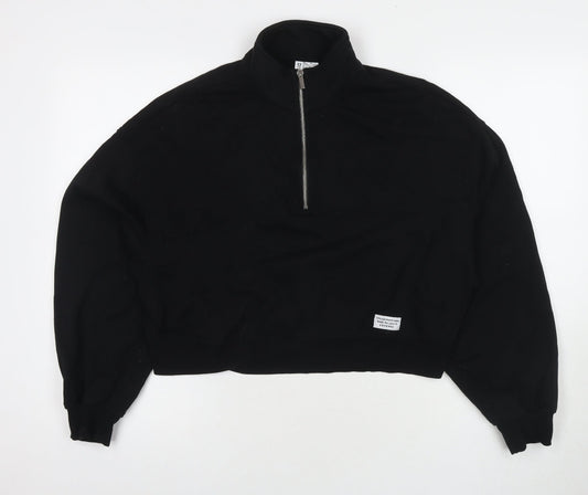 Womens UK Size L Divided by H&M Black Pullover Sweatshirt