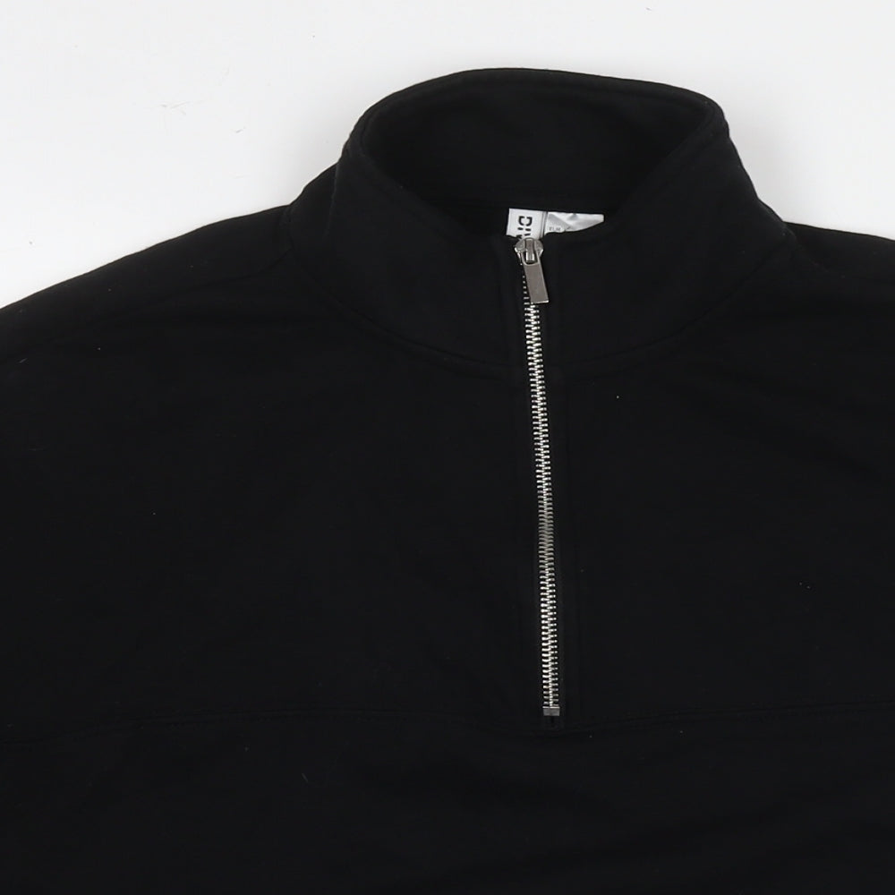 Womens UK Size L Divided by H&M Black Pullover Sweatshirt